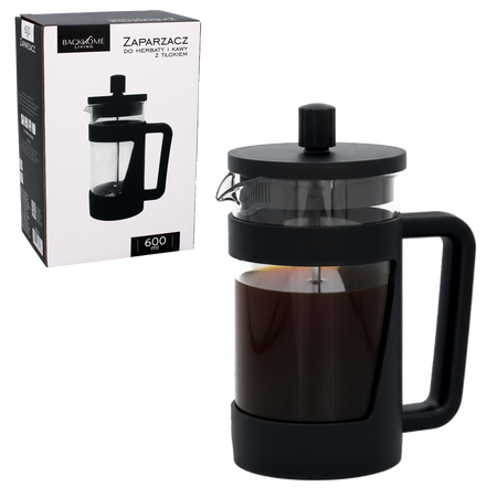 CEAINICĂ PENTRU CEAI ȘI CAFEA 600 ML CU PISTON *1533