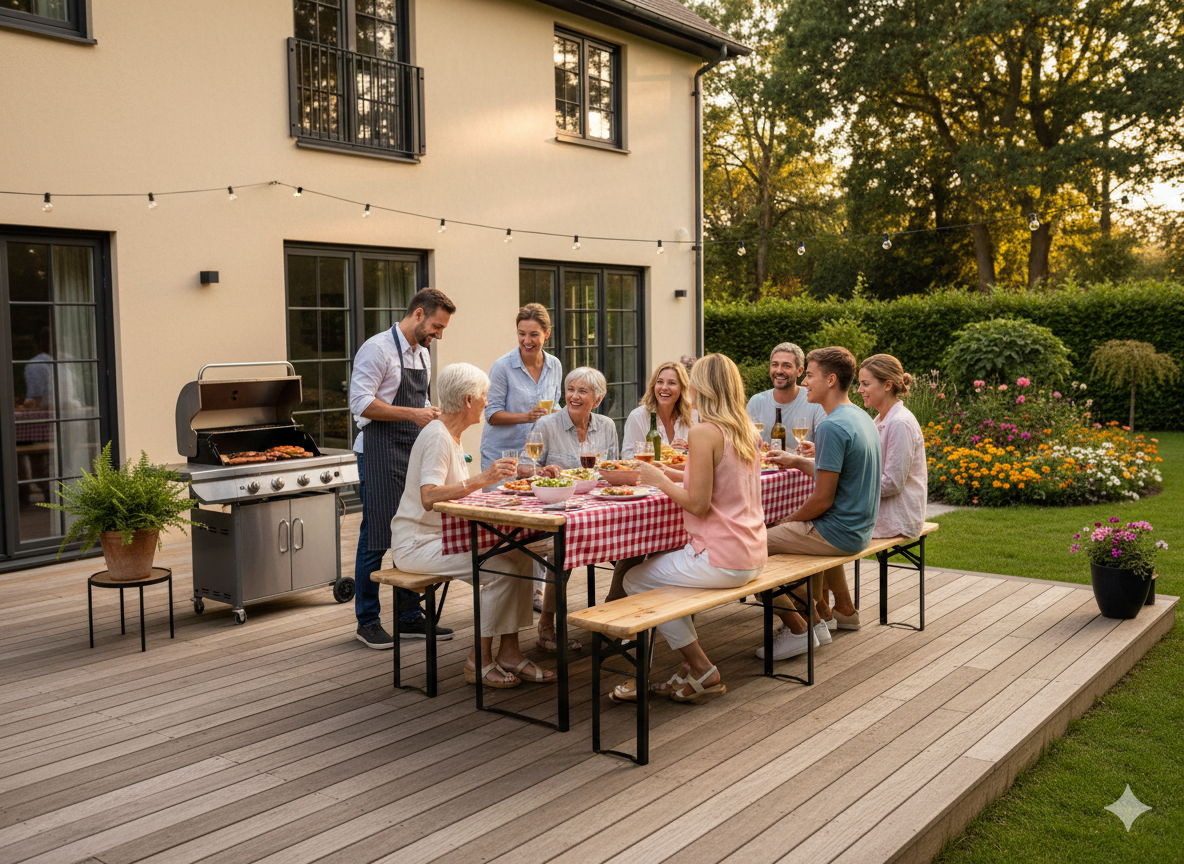 ZESTAW BIESIADNY - STÓŁ 220 x 50 x 77 cm + 2 ŁAWKI 220 x 25 x 47 cm - SKŁADANY pol_pl_ZESTAW-BIESIADNY-STOL-220-x-50-x-77-cm-2-LAWKI-220-x-25-x-47-cm-SKLADANY-2234_17