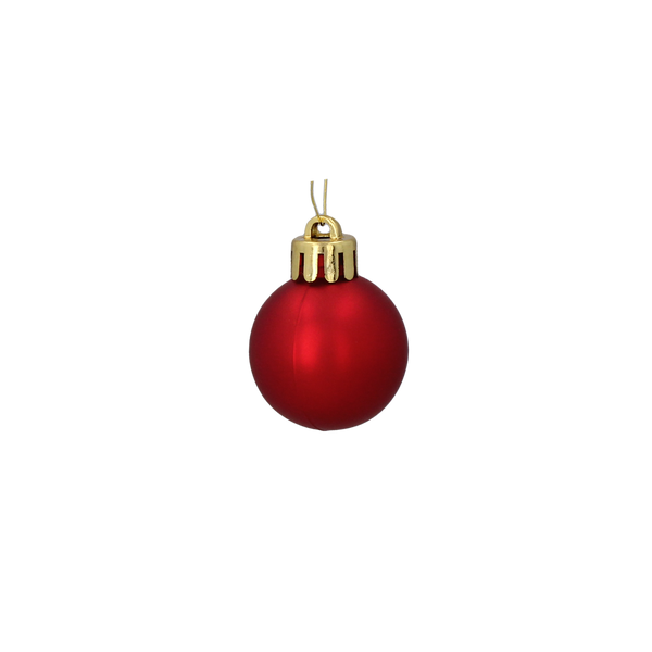 SET OF 60 CHRISTMAS ORNAMENTS RED/GOLD/SILVER MIX DESIGNS