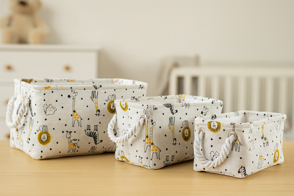 ZESTAW 3 ORGANIZERÓW PROSTOKĄTNYCH SAFARI