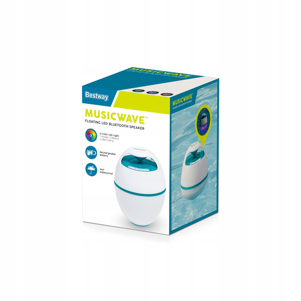 GŁOŚNIK LED BLUETOOTH PŁYWAJĄCY *7300