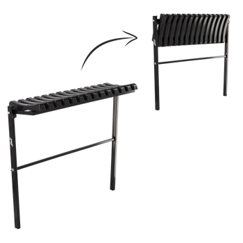 FOLDABLE BENCH L 86 CM BLACK