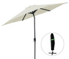 GARDEN UMBRELLA 3 M BEIGE WITH COVER *5347