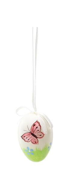 KPL. 6 OUĂ WIELKANOCNE DE 6 CM CU FlUTURI MIX DE CULORI TUBĂ *9441