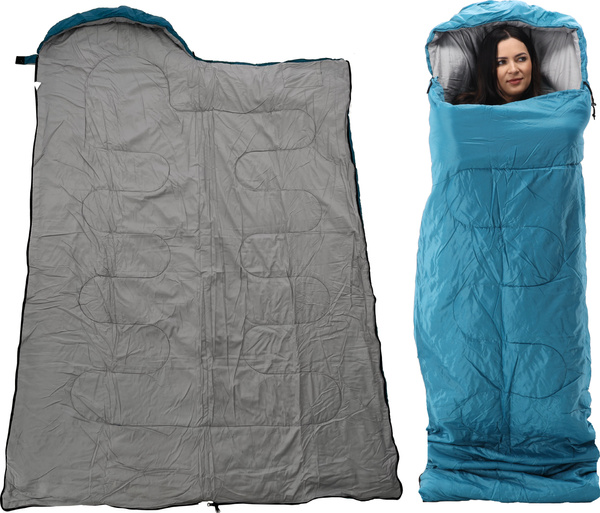 TOURIST SLEEPING BAG 220 x 75 CM DARK BLUE