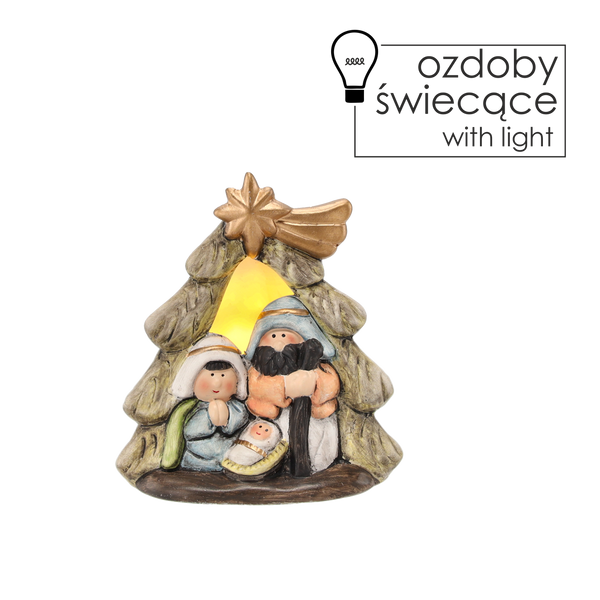 BRAD DE CRĂCIUN LED 10 X 6,7 X 11,5 CM pachet=8buc *3423