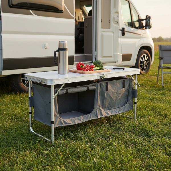 FOLDING CAMPING CABINET 120 x 47 x 68 CM