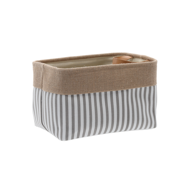 RECTANGULAR BASKET STRIPES SIZE M