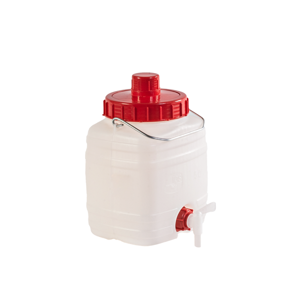 BECZKA 10L Z ZAKRĘTKĄ, UCHWYTEM PLASTIKOWYM I ODPOWIETRZNIKIEM *5028
