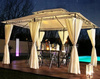 GARDEN GAZEBO GREY 3 X 4M 3 X 4 X H2.6m *5712