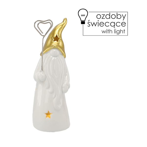 FIGURKA BOŽONÁRNA - SVIŤACI ŠKRIATOK LED 6,5 x 5,5 x 13,5 CM balenie=8 ks *5814