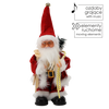 SANTA CLAUS WITH SKIS - PLAYING 30,5 CM