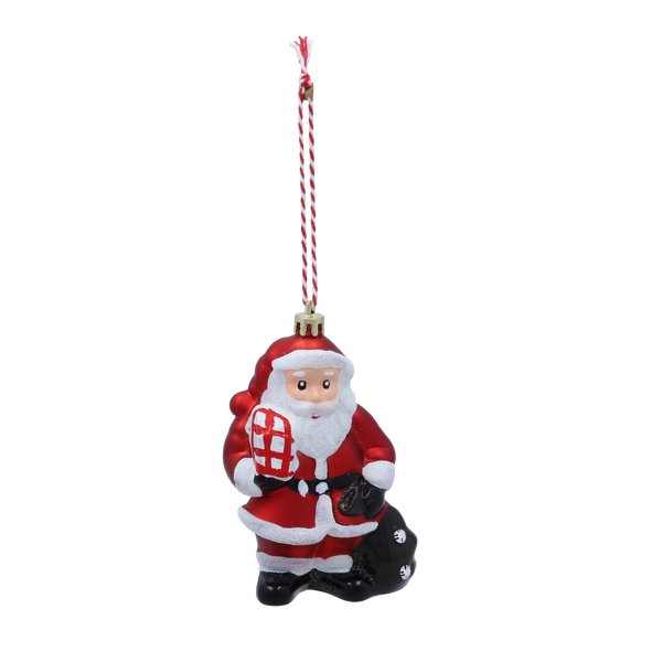 ORNAMENT DE BRAD - MOȘ CRĂCIUN 10 CM *7403