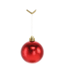 SET OF 24 BAUBLES 6 CM RED/GOLD/SILVER