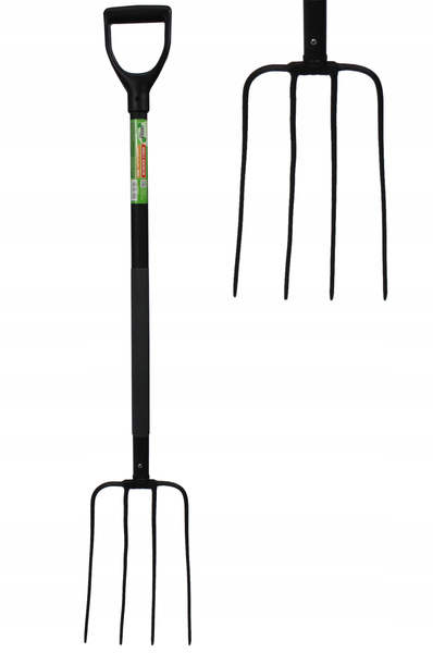 ZEMĚDĚLSKÉ VIDLE 4-HROTY S OCELOVOU RUKOJETÍ 120 CM *4044