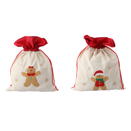 SAC DE CADOU 45 X 60 CM BEJ MIX DE MODELE *0325