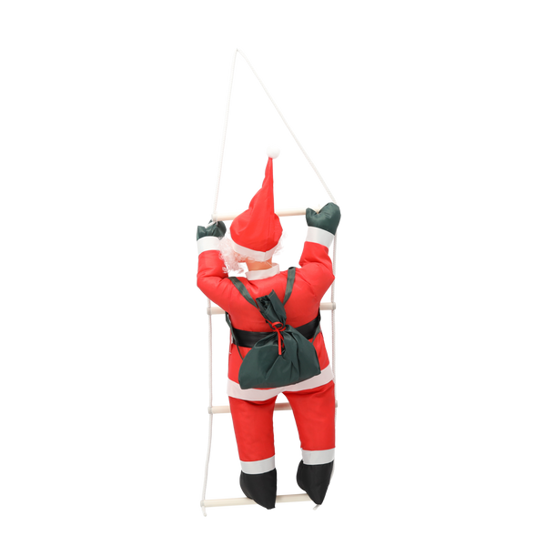 MIKULÁŠ VSTUPUJÍCÍ PO ŽEBŘÍKU 60 CM *6475