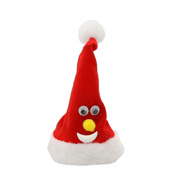 MOVING SANTA CAP 13 CM