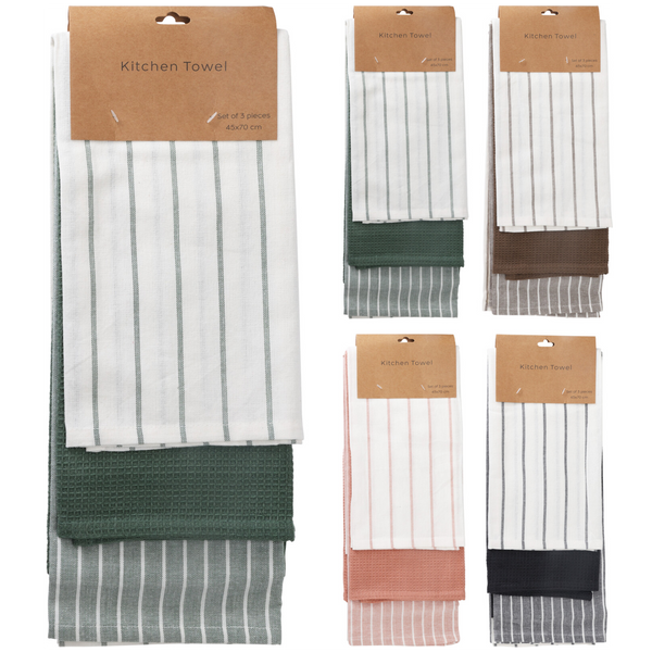 SET OF 3 KITCHEN TOWELS 70X45CM*8547