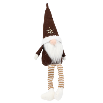 ŚWIĄTECZNY SKRZAT 40 CM Z WISZĄCYMI NOGAMI MIX KOLORÓW *6705