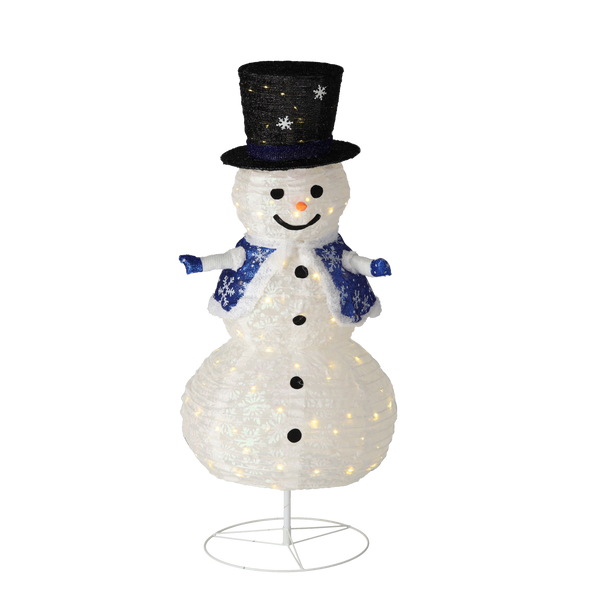 CHRISTMAS DECORATION - SNOWMAN LED 1,2 M 100L IP44