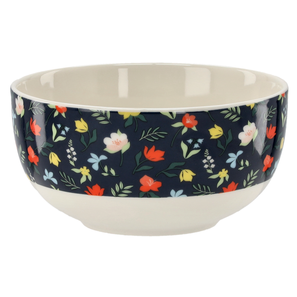 BOL DE PORCELANĂ 550 ML "FLORI" amb = 6buc *7391