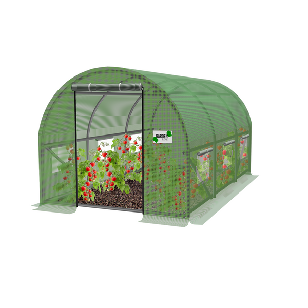 TUNEL FOLIOWY OGRODOWY 3 SEGMENTOWY ZIELONY 3 x 2 x 2 M VER 2