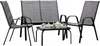 SET DE MOBILIER PENTRU GRĂDINĂ CU MESA - GRI *9924