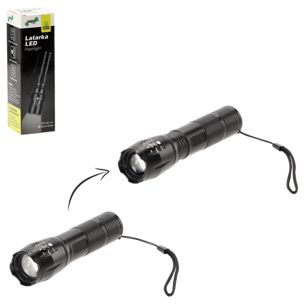 ČERNÁ LED SVÍTILNA 260LM bal=12 ks *1106