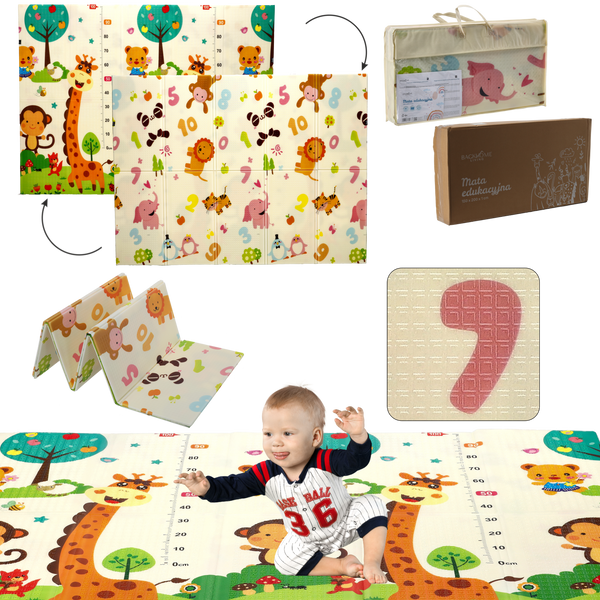 CRAWLING MAT 150x200x1 CM + HANDMADE BAG