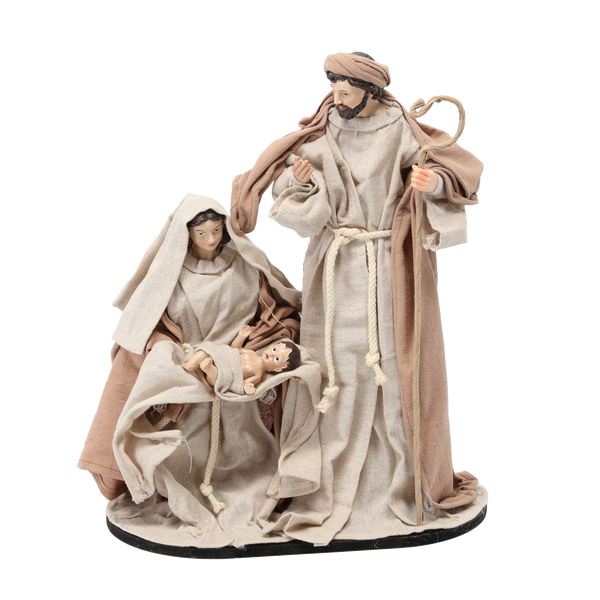 FIGURĂ DE CRĂCIUN FAMILIA SFÂNTĂ ÎNĂLȚIME 41 CM *6448