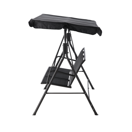 GARDEN SWING WITH TEXTILENE 170 x 110 x 153 cm BLACK *3118