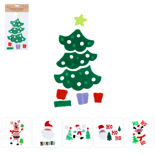 CHRISTMAS WINDOW STICKER 15 x 30 CM