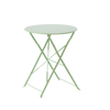 ZELENÝ ZÁHRADNÝ NÁBYTOK (KRUHOVÝ STÔL + 2 STOLI) *5134