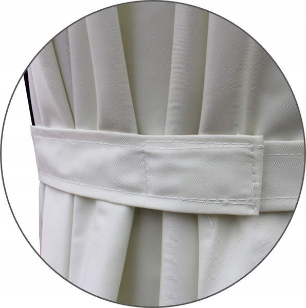 PARASOL DE GRĂDINĂ 3 x 3 M BEIGE "ROMA" CU HUSA CU LED *1565