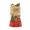 FIGURKA BOŻONAR. - DOMEK Z RENIFEREM 22 X 21 X 40 CM LED *0929