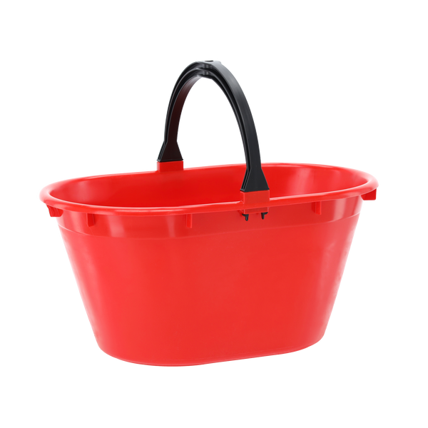 WIADERKO PLASTIKOWE OWALNE 20L Z UCHWYTEM *7092