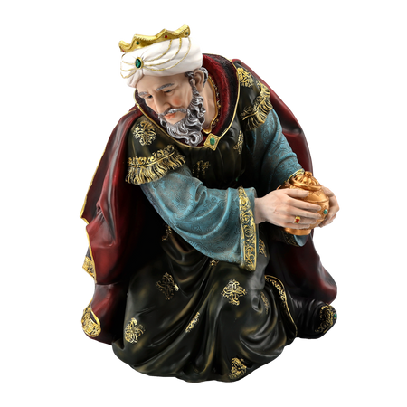 ZESTAW FIGUR BOŻONARODZ. 11 EL. DO 105 CM polyresin