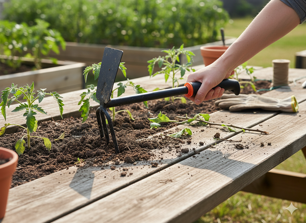 DVOUSTRANNÁ MOTYKA 29 x 6,4 x 18CM ČERNÁ