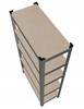 REGAŁ 5-POZIOMOWY 200 X 90 X 40 CM UDŹWIG PÓŁKI: 175 KG *0643