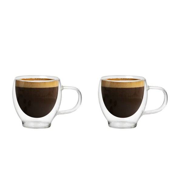 SET OF 2 THERMAL CUPS WITH DOUBLE WALL 90 ML