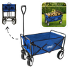WÓZEK OGRODOWY NIEBIESKI SKŁADANY 116x54x90cm *3556
