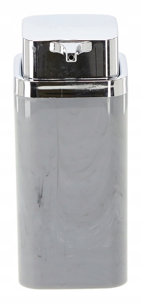 5-PIECE BATHROOM SET SQUARE MARBLE GREY