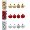 KPL. 20 BOMBEK IN TUBE 5 CM RED / GOLD / SILVER *3801