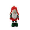GNOME DE SĂRBĂTOARE CU PICIOARE REGULABILE 65 - 117 CM ROȘU - VERDE *9698
