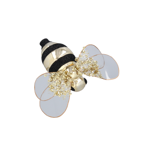 ORNAMENT CRĂCIUNESC DIN STICLĂ - BEE 10,6 x 9 x 3,1 CM pachet=6buc *1945