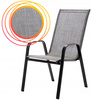 SET DE MOBILIER PENTRU GRĂDINĂ CU MESA - GRI *9924