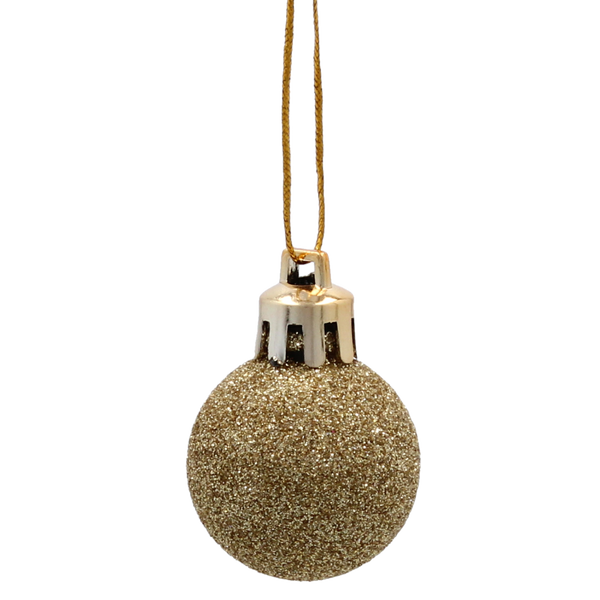 SET OF 33 CHRISTMAS BAUBLES RED, SILVER, GOLD