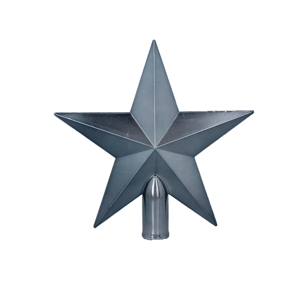 TREE TOPPER 20 CM STAR OLIVE/COPPER/GRAPHITE