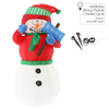 INFLATABLE SNOWMAN LED 180 CM